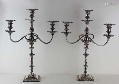 SILVER. Pair of English Silver James Dixon & Son