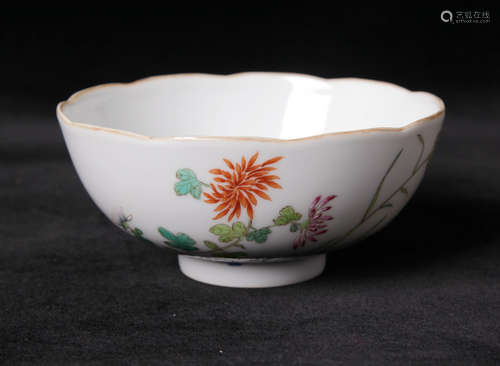 A Chinese Famille-Rose Porcelain Bowl