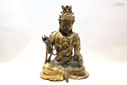 Chinese Gilt Bronze Buddha