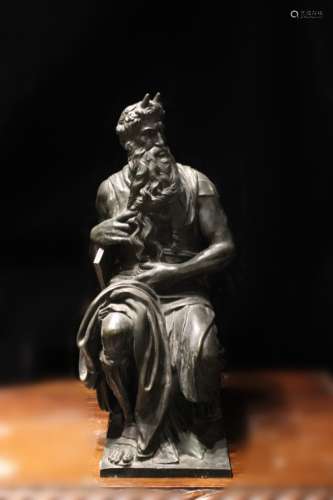 Bronze Stature of Moses after Michelangelo