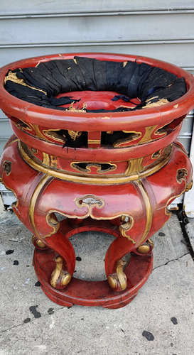 19th.C Japanese Wood Stand