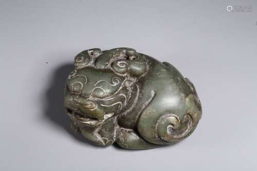 Chinese Hetian Jade Beast