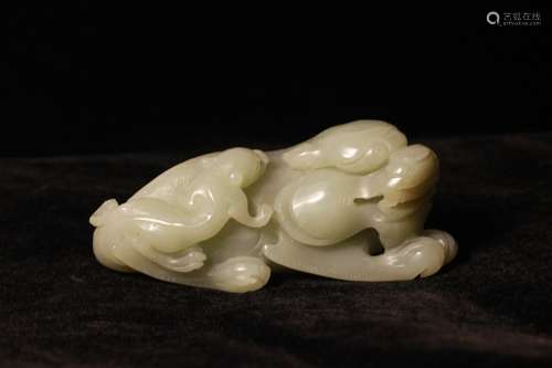 Chinese Jade Carved Beast