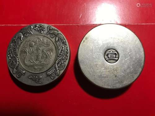 Chinese Coin Cover Box