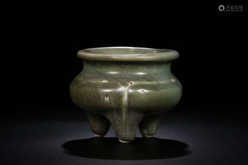 Ming Chinese Longquan Tripod Censer