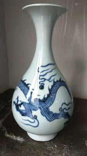 Chinese Blue and White Porcelain Vase