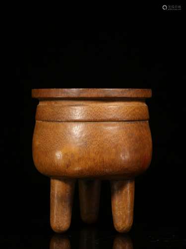 Chinese Bamboo Tripod Censer