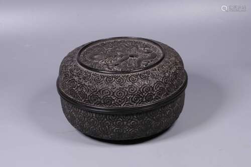 Chinese Wood Carved Food Box