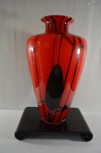 polish glass bottle with mark