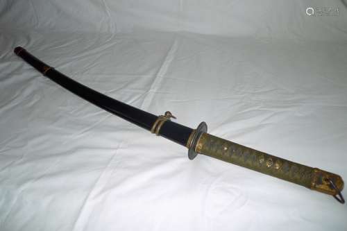 Japan WW2 Japanese NAVY Officer Katana Gunto