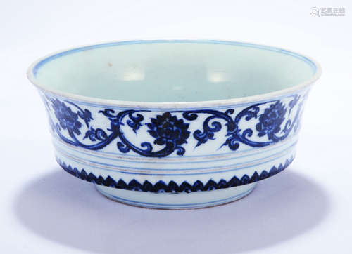 A Chinese Blue and White Porcelain Bowl