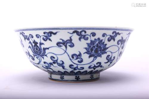 A Chinese Blue and White Porcelain Bowl