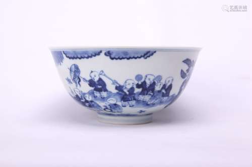 A Chinese Blue and White Porcelain Bowl