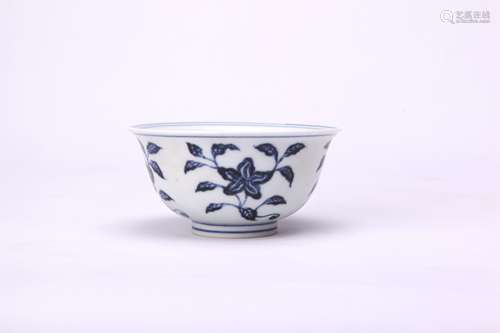 A Chinese Blue and White Porcelain Bowl