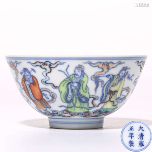 A Chinese Dou-Cai Porcelain Bowl