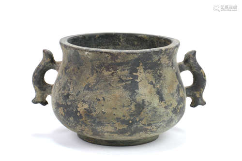 A Chinese Bronze Incense Burner