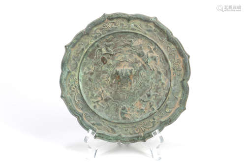 A Chinese Bronze Mirror