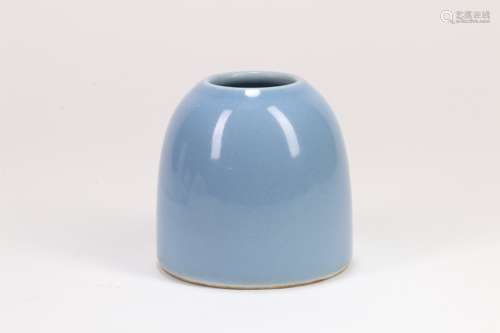 A Chinese Blue Glazed Porcelain Water Pot