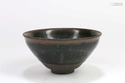 A Chinese Black Glazed Porcelain Cup