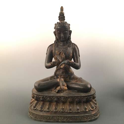 Chinese Bronze Buddha Figure