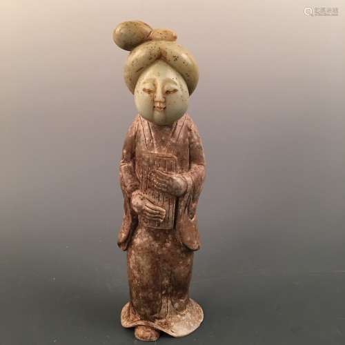 Chinese Jade Beauty Figure