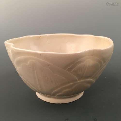 Chinese Ding Ware Lotus Bowl
