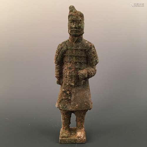 Chinese Bronze Terracotta Warriors Model