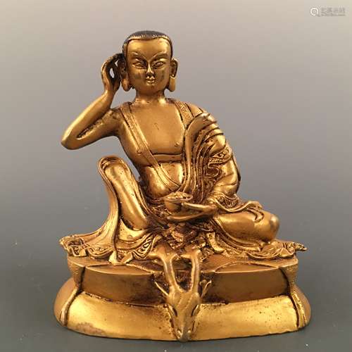 Chinese Gilt Bronze Buddha Figure