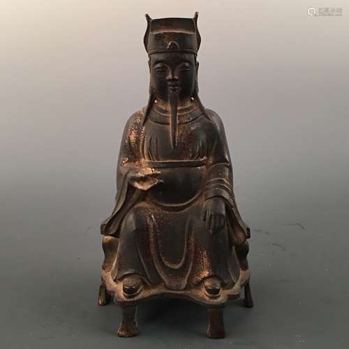 Chinese Bronze Buddha Figure