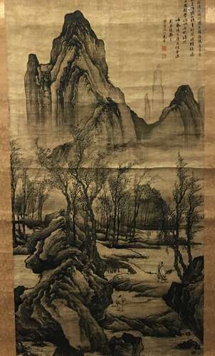 Chinese Water-Color Painting of Landscape