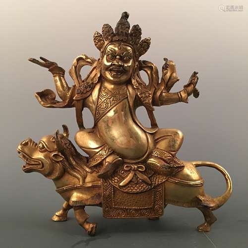 Chinese Gilt Bronze Buddha Figure