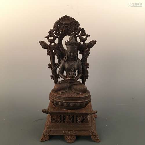 Chinese Bronze Buddha Figure