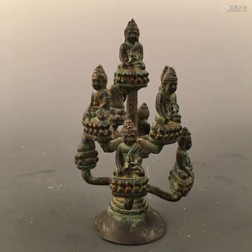 Chinese Bronze Buddha Figure