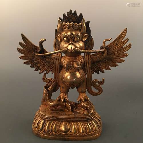 Chinese Gilt Bronze Buddha Figure