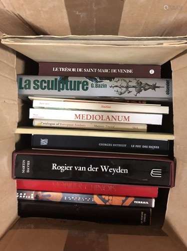 Lot de livres d'art, XXe siècle.