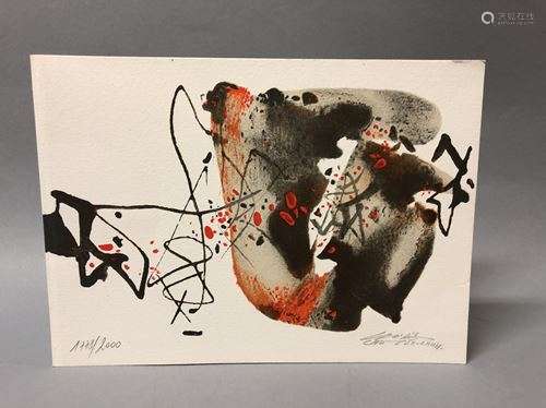 CHU TEH CHUN (1920 2014). Abstraction. Lithographi…