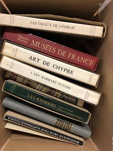 Lot de livres d'art.