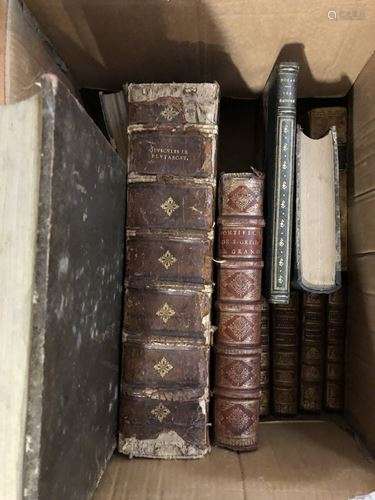 Lot de livres anciens.