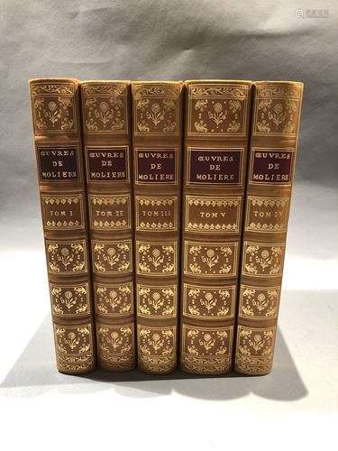 Oeuvres de Molière. 5 volumes. Arnaud de Vesgre éd…