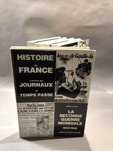 A. ROSSEL, 5 volumes. La seconde guerre mondiale.