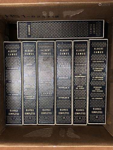 Albert CAMUS. Oeuvres complètes. 6 volumes sous em…