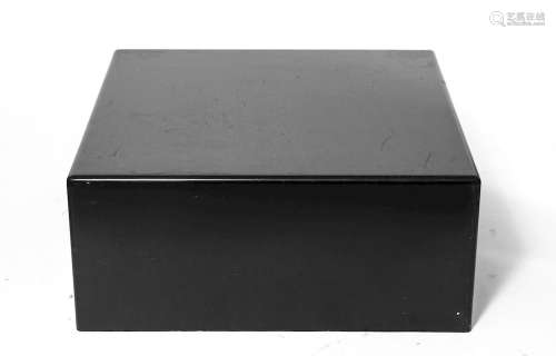Modern Square Coffee / Low Table w Black Finish