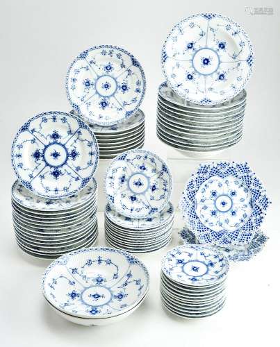 Royal Copenhagen Blue Fluted Porcelain Dishes