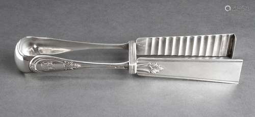 Henin & Cie. French Silver Asparagus Tongs 19th C.