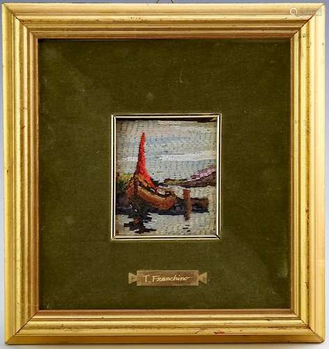 Teleforo Franchino Micro Mosaic Italian Seascape