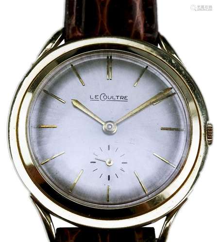 Vintage 1960's LeCoultre 14K Gold Fancy Lug Watch