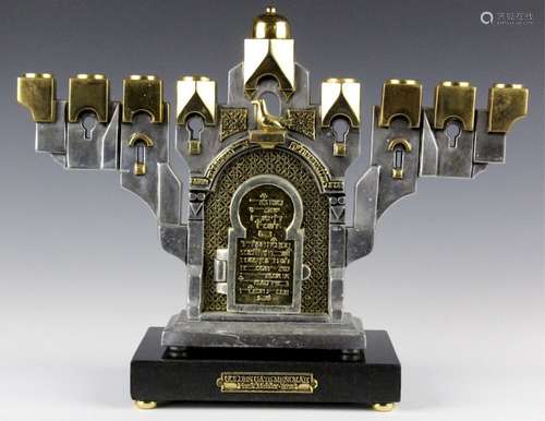 Frank Meisler Judaica Golden Gate Hanukkah Menorah