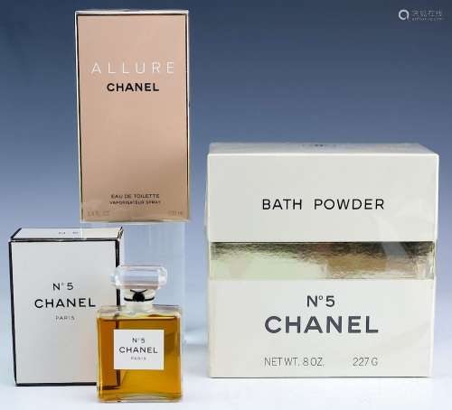 LOT Chanel No 5 Extract Women's Perfume & Powder