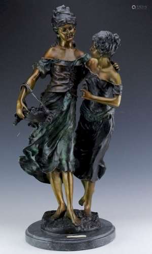 Auguste Moreau 1826-1897 Figural Bronze Sculpture