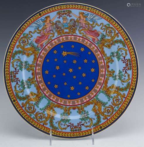 Versace Rosenthal Nativity Christmas Charger Plate